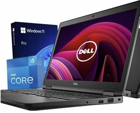 Wie neu Dell Latitude 5590 HD 15.6 Inch Business Laptop Notebook PC (Intel Core i5-8350U, 8GB Ram, 256GB SSD, Camera, WiFi, HDMI, Type C Port) Win 11 Pro